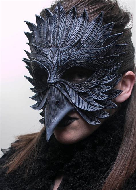 black raven mask